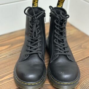 Black Dr. Martens Girls 1460 Softy T Boot - US Youth Size 2